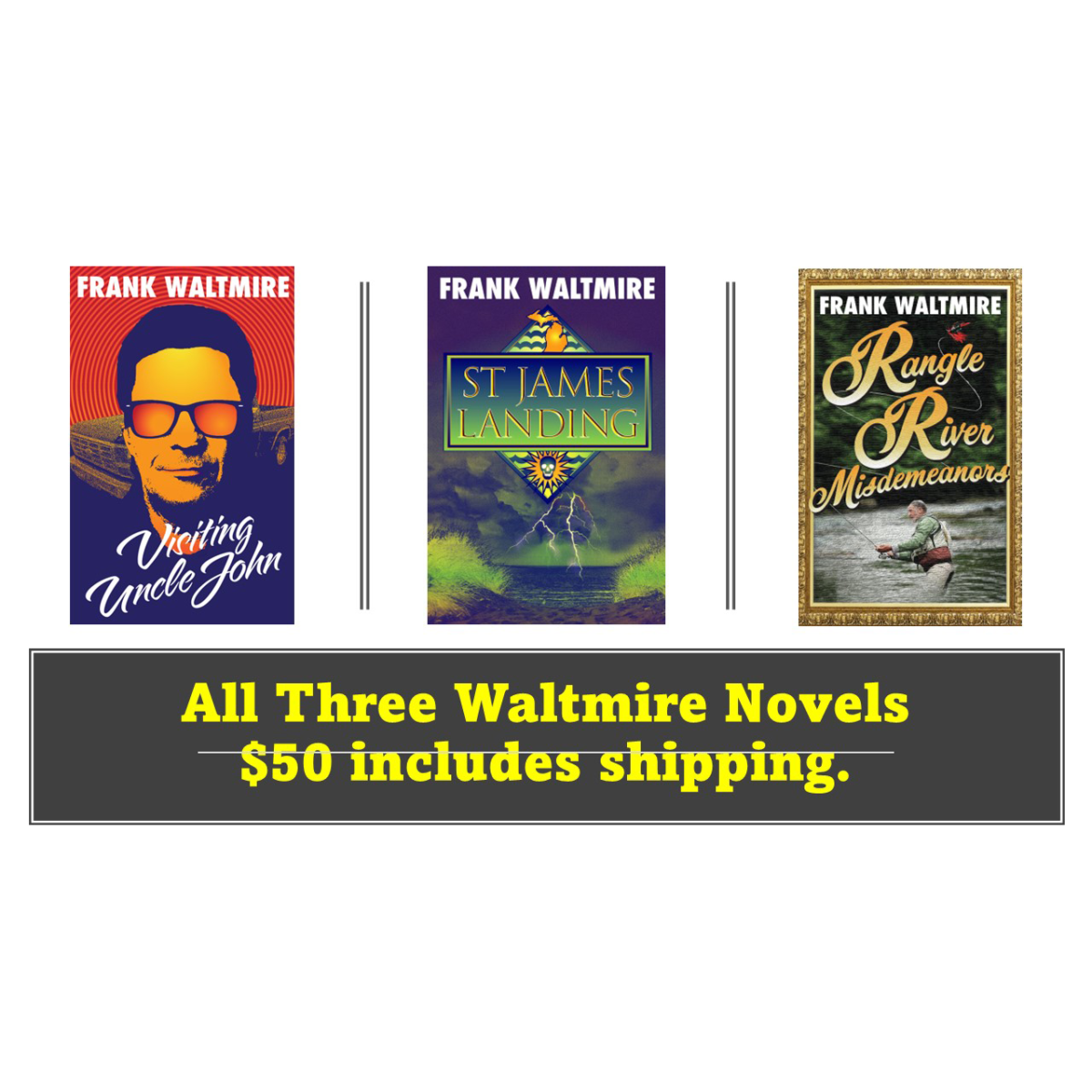 All 3 Frank Waltmire Novels